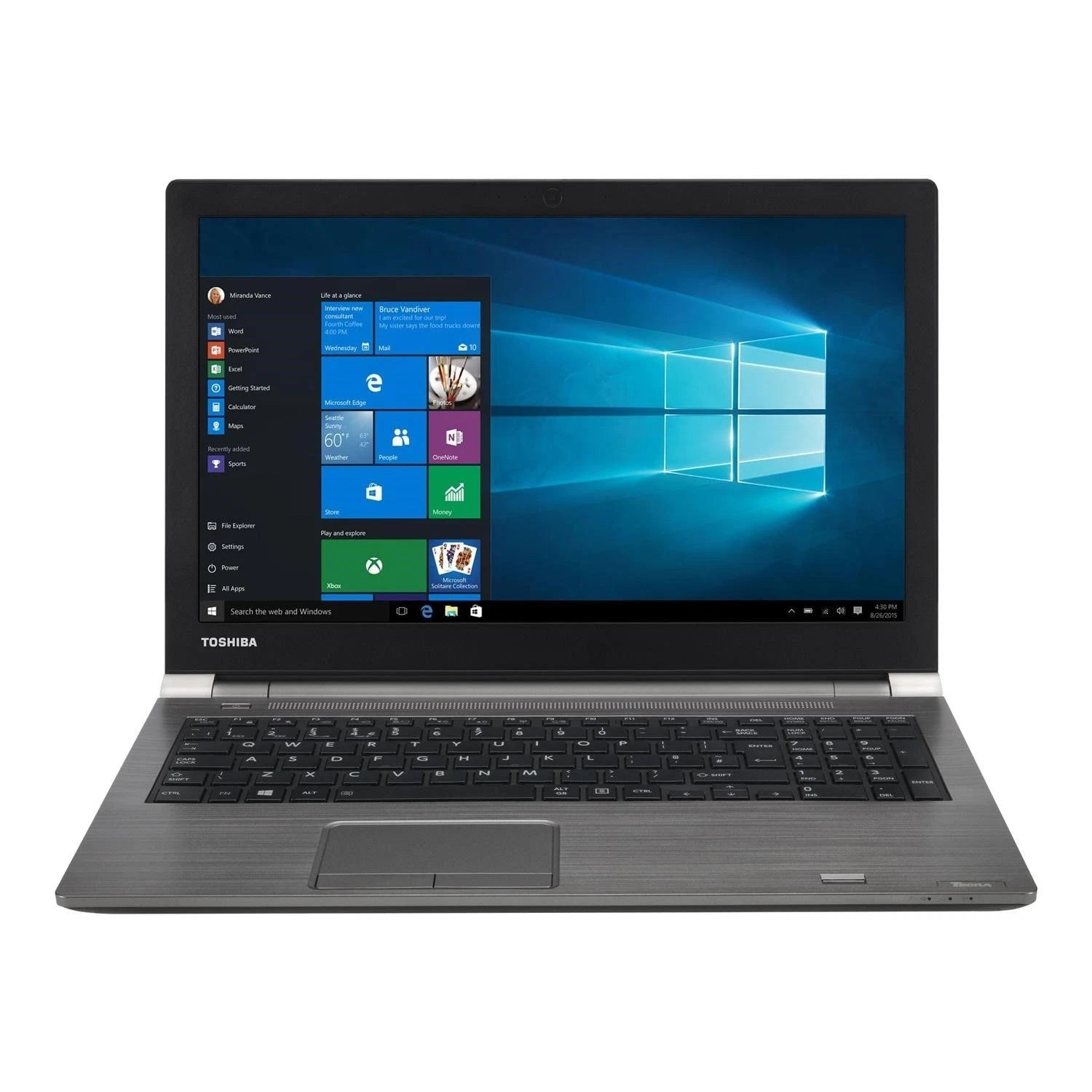 Toshiba A50 Laptop 15.6" FHD | Intel Core i7 | 16GB RAM | 256GB SSD | NVIDIA Graphics | Windows 11 | 3 Month Warranty